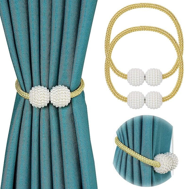 2 PCS Magnetic Curtain Buckle Magnetic Holder