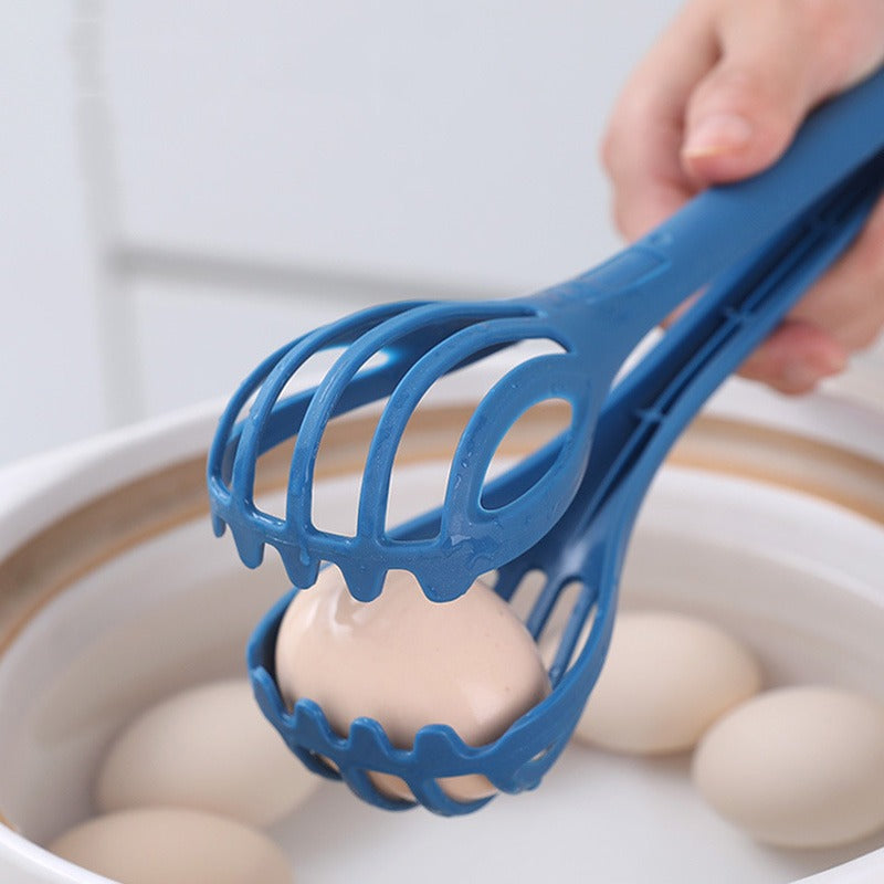 1Pcs Multifunctional Egg Beater & Pasta Tongs Food Clips Mixer