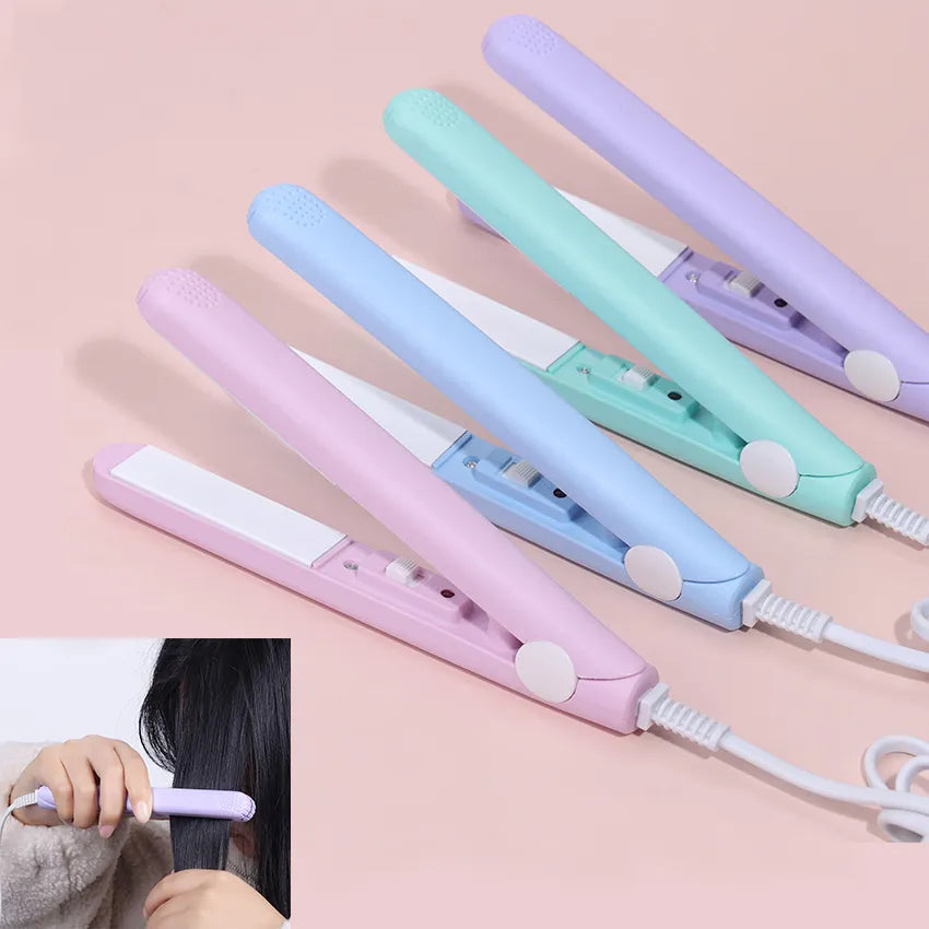 Mini Electric Splint Flat Iron Ceramic Hair Straightener