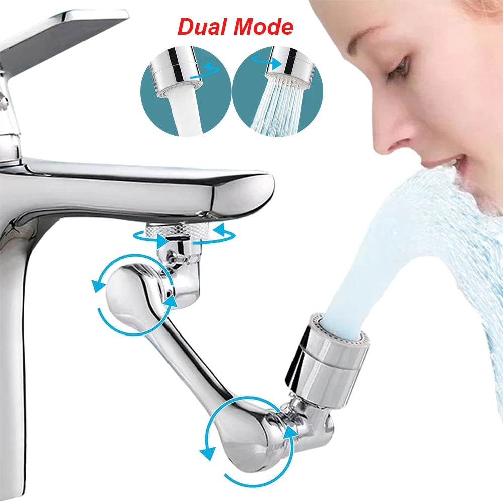 1080° Rotation Faucet Aerator Splash Dual Mode
