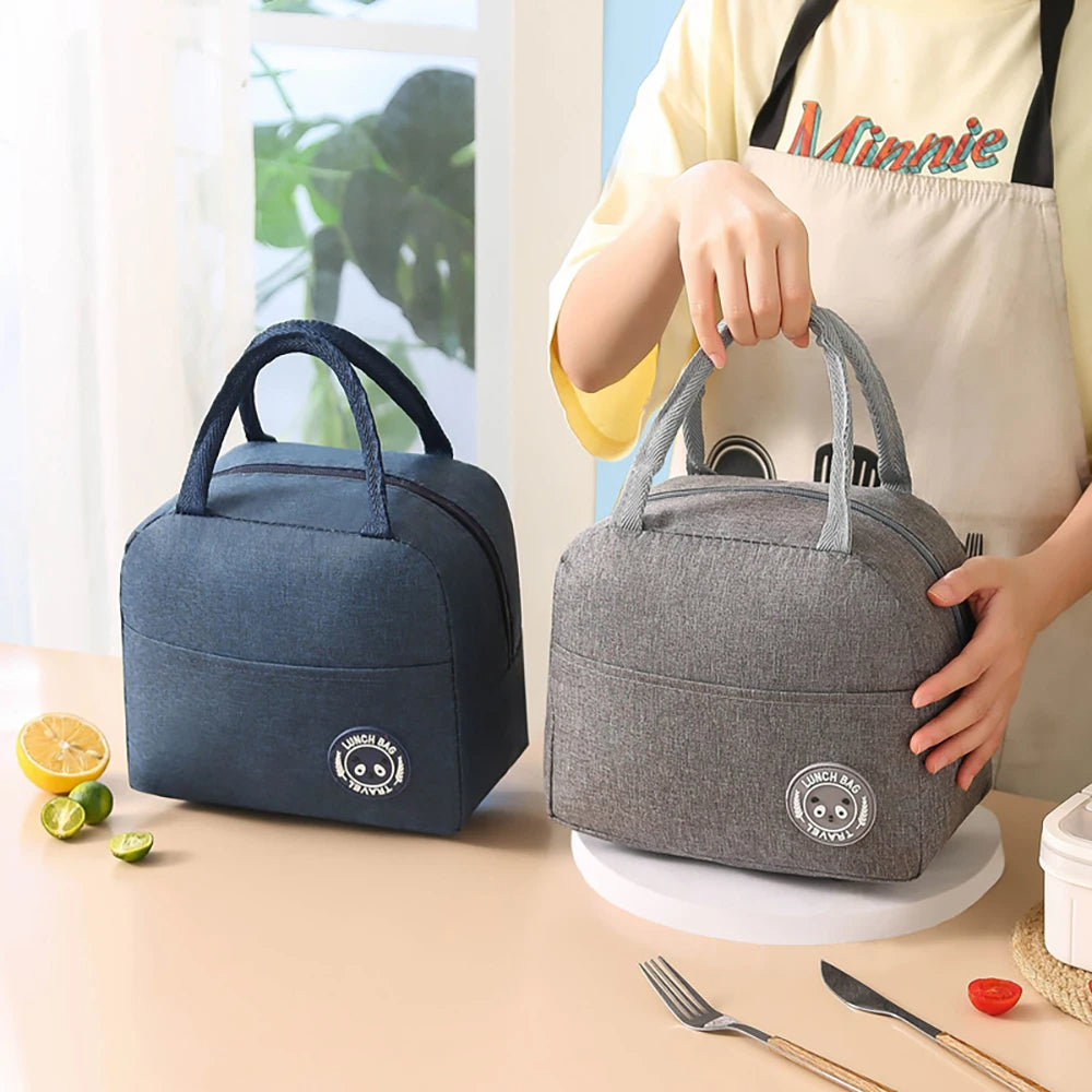 Reusable Insulated Lunch Tote Bag, For Travel Work School