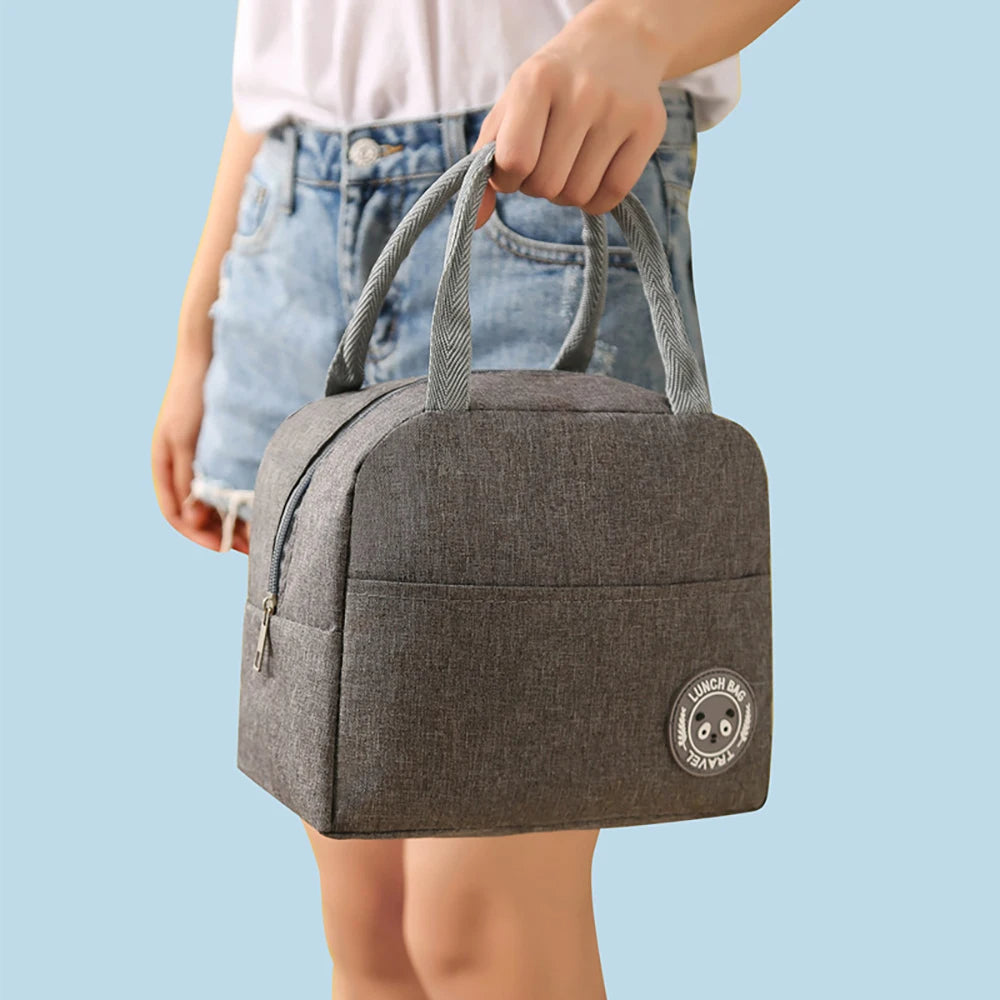Reusable Insulated Lunch Tote Bag, For Travel Work School