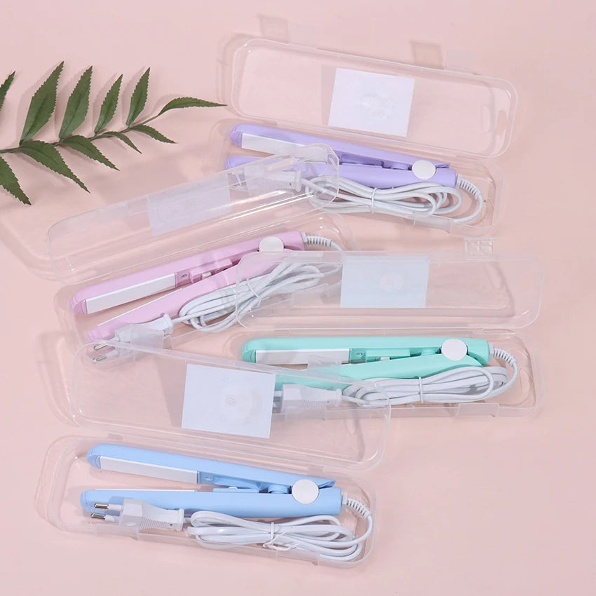 Mini Electric Splint Flat Iron Ceramic Hair Straightener