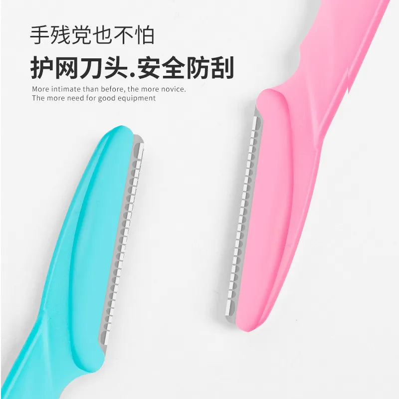 3Pcs Women's Razors Makeup Facial Eyebrow Lip Razor