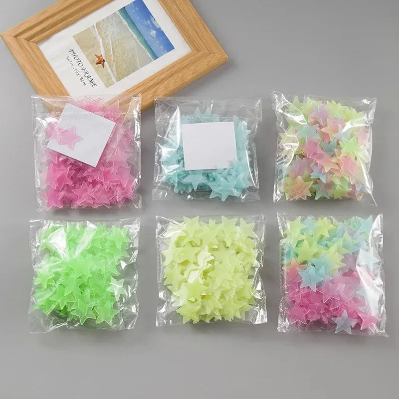 100Pcs Self Adhesive Decorative Stars