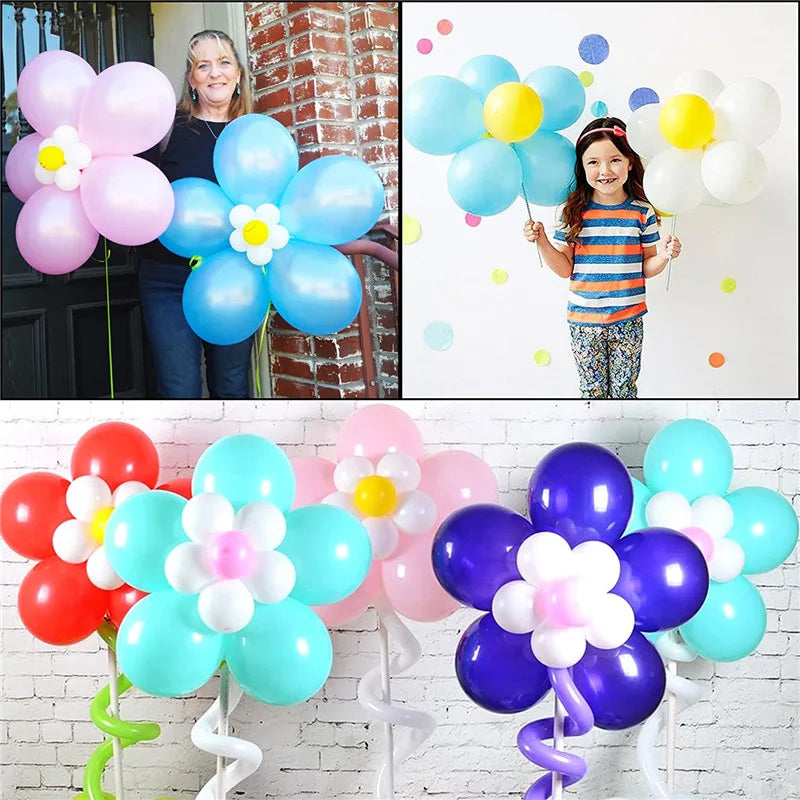 6Pcs Flower Shape Balloon Clip