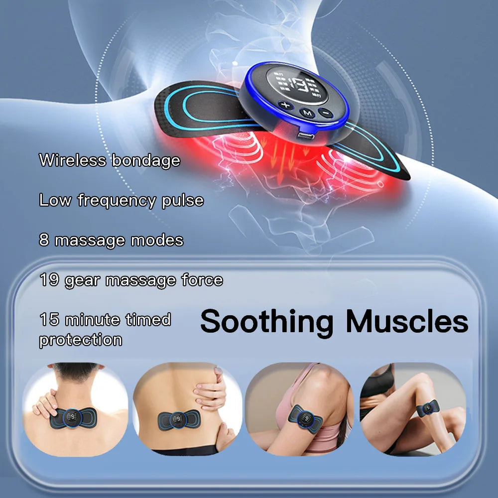 EMS Mini Electric Pulse Neck Massager