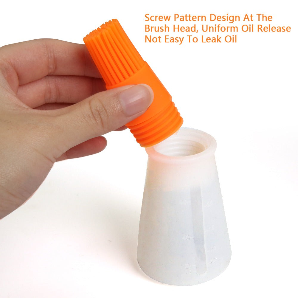 Silicone Brush Oil Bottle