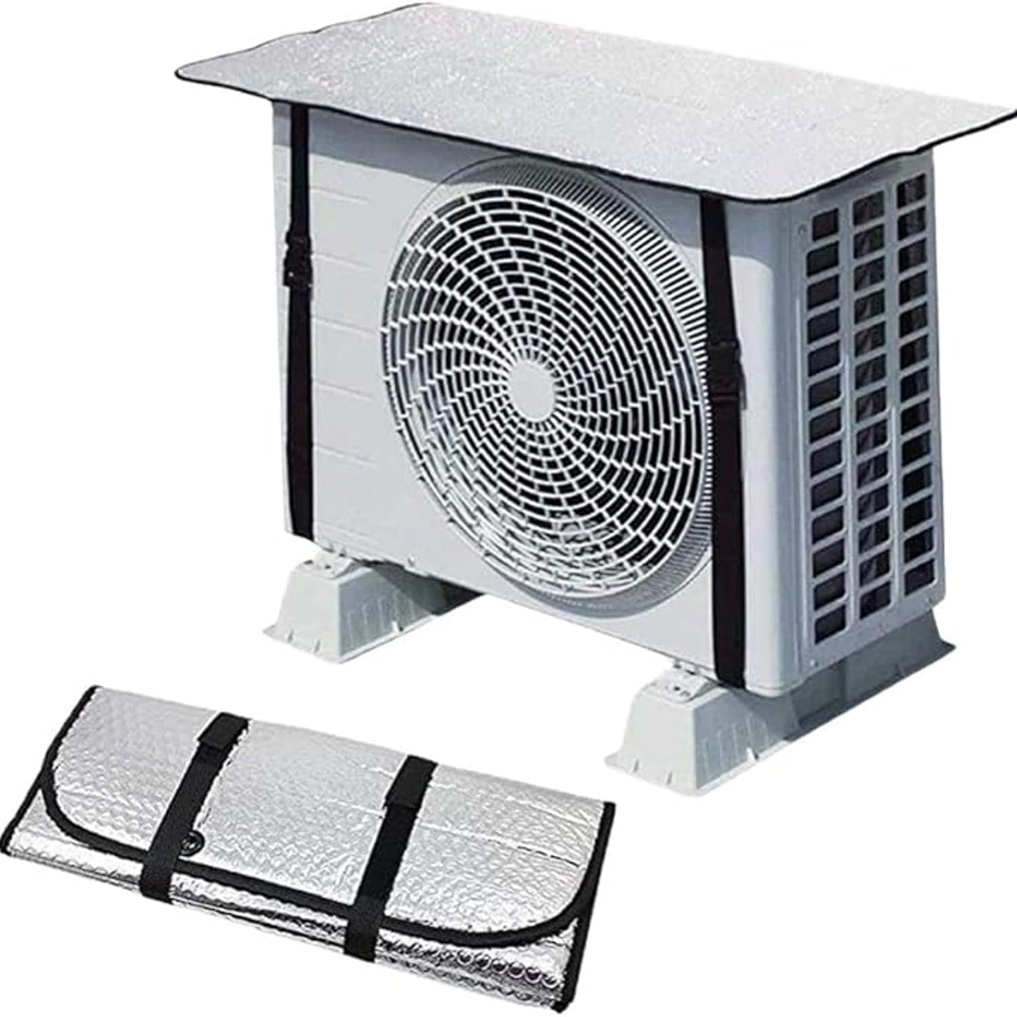 Air Conditioner Protective Cover, Durable Window Air Conditioner Cover, Waterproof Outdoor Rain Cover, Outdoor Unit Cover 1 & 1.5 Ton