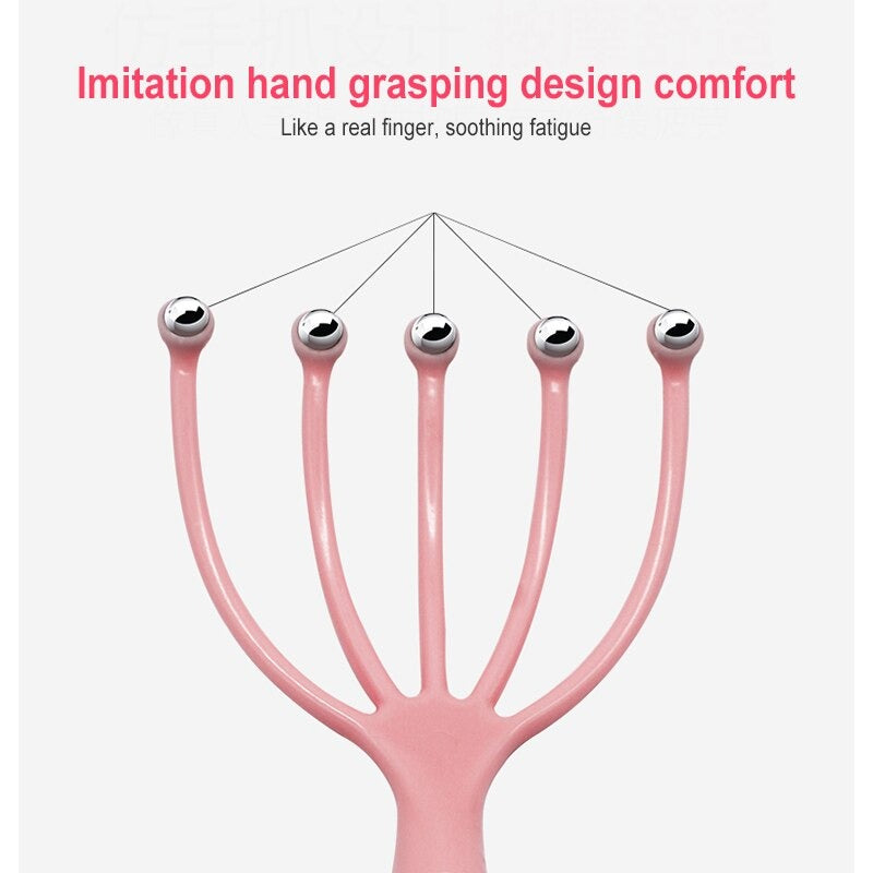 Scalp Massager Steel Ball Head Massage