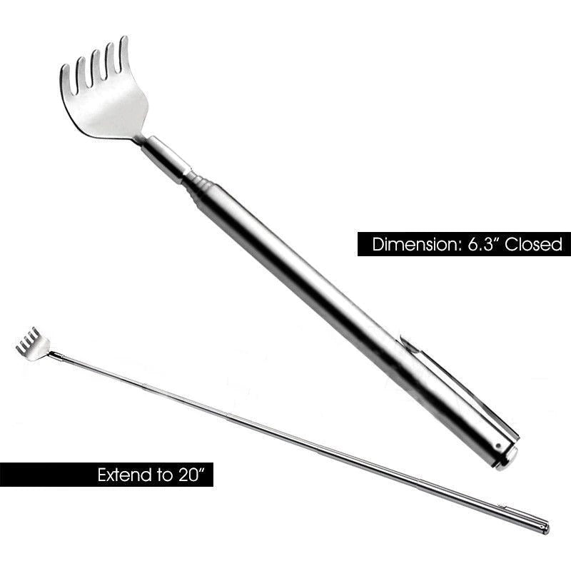 Expandable Back Fork Scratch Pocket Scratching Massage Stick