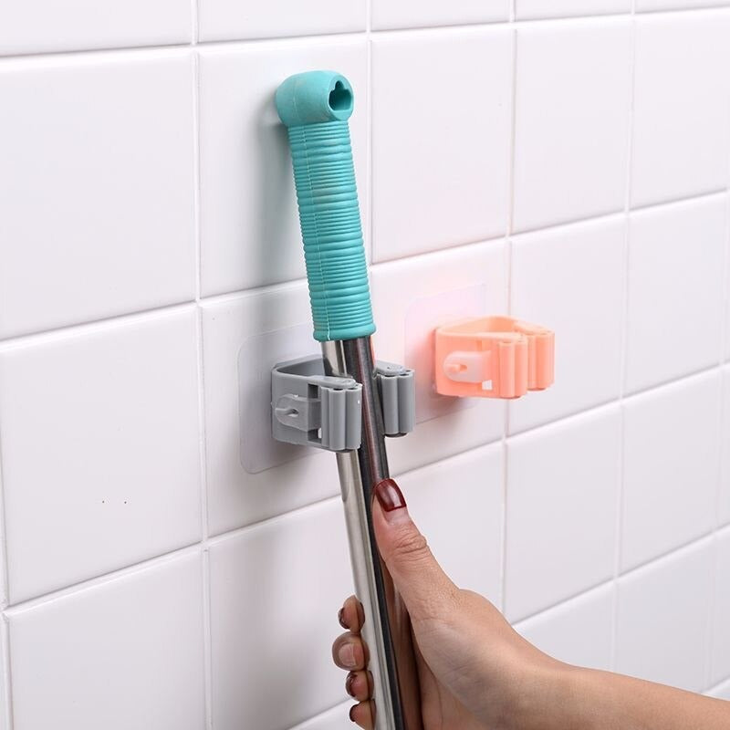 1 Pc Wall Mop Holder Broom Hook