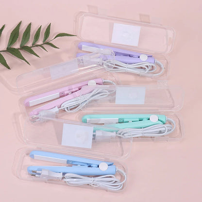 Mini Electric Splint Flat Iron Ceramic Hair Straightener