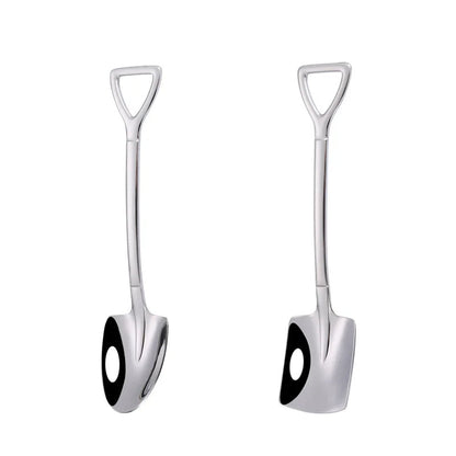 2Pcs/Set Stainless Steel Retro Shovel Spoon For Ice Cream Dessert Watermelon