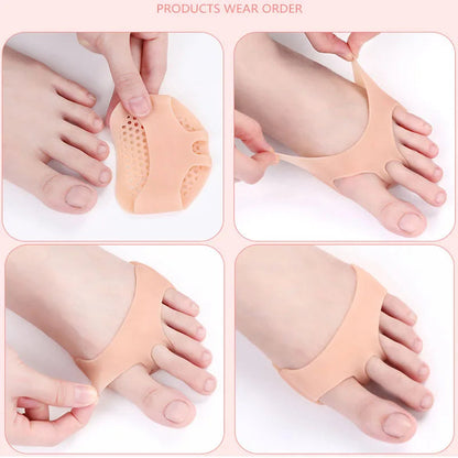 1Pair Silicone Soft Forefoot Pads Women High Heel