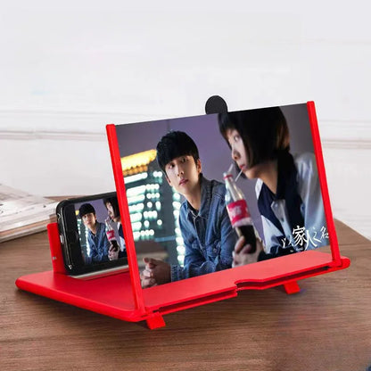 3D Mobile Phone Screen Magnifier Holder Foldable Bracket to Watch HD Movie Smartphone