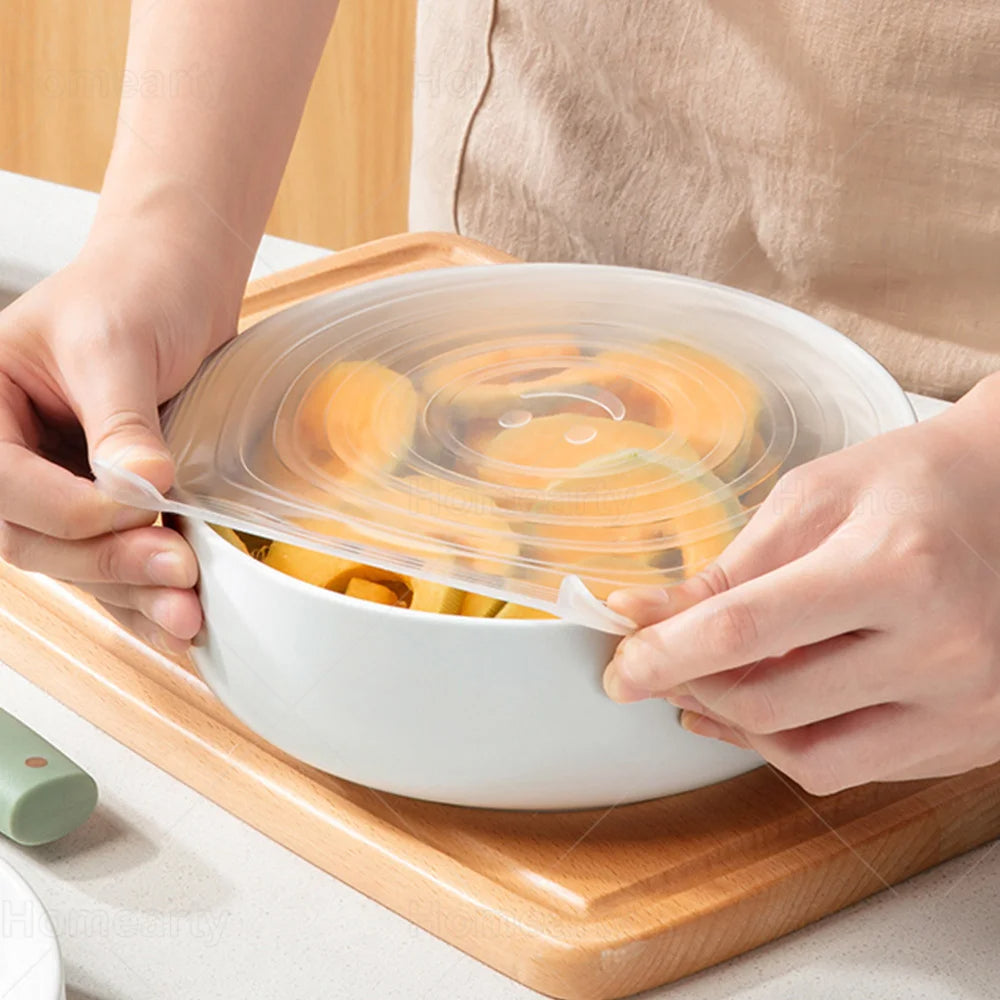 6Pcs Silicone lids Cover