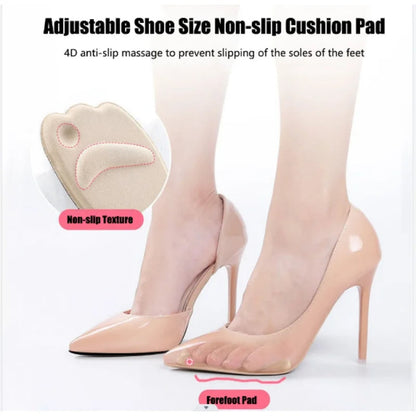 High Heel Foot Cushions Anti-Slip Insole Breathable Soft Foot Pad