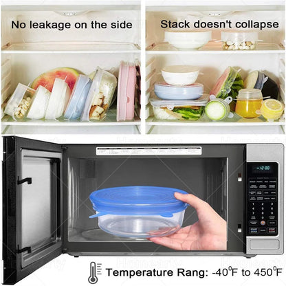 6Pcs Silicone lids Cover