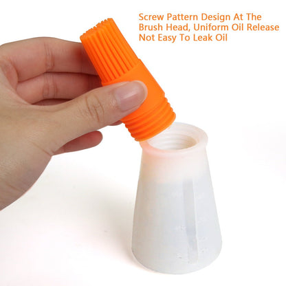 Silicone Brush Oil Bottle