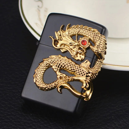 Retro Turbo Jet Compact Butane Gas Windproof Lighter Torch Metal Cigarette Lighters 1300 C Gasoline Blue Flame Vintage Gas Lighter