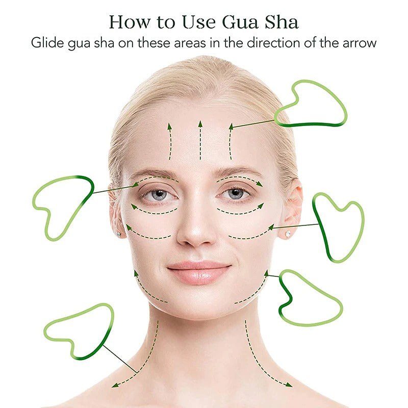 Care Takers Natural Jade Gua Sha Stone