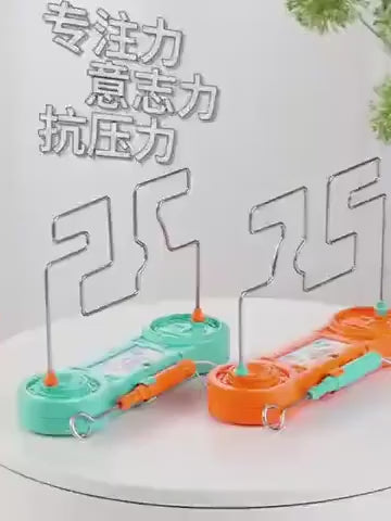 Hot Electric Montessori Roller Game Toy Electric Bump Touch Maze Game Classic Wire Maze Toy For Children Kid Toddlers