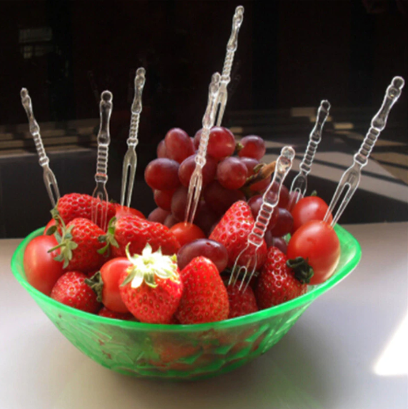 50Pcs Disposable Plastic Fork