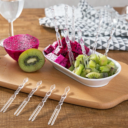 50Pcs Disposable Plastic Fork